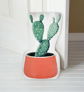 Orange Pot Cactus Door Stop