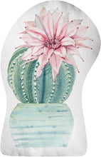 Load image into Gallery viewer, Pink Flower Cactus Door Stop