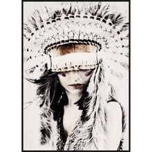 Load image into Gallery viewer, Boho Girl Framed Art - 93x65cm