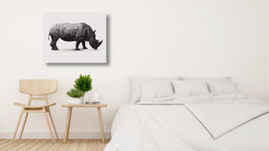 Rhino Canvas - 100x80cm