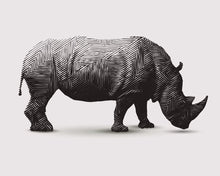 Load image into Gallery viewer, Rhino Canvas - 100x80cm