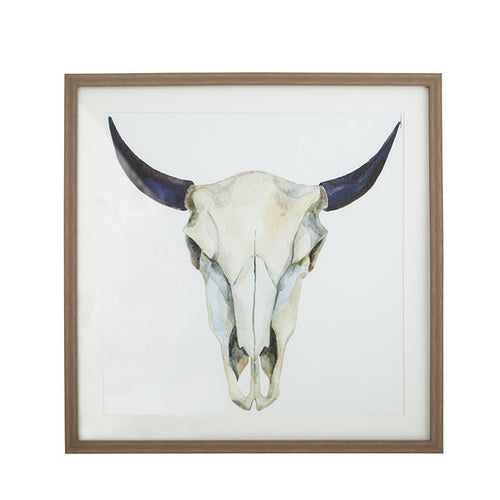 Framed Animal Skull Print